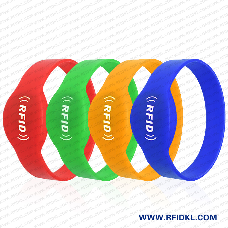 GJ10 RFID NFC Silicone Wristband  Elliptic Bracelets