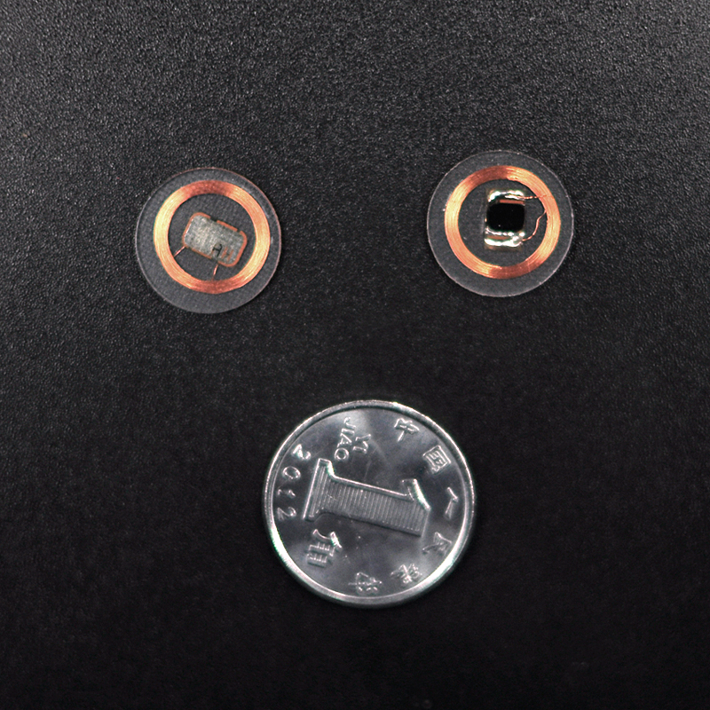 Mini diameter 13mm TI2048 transparent RFID coin card