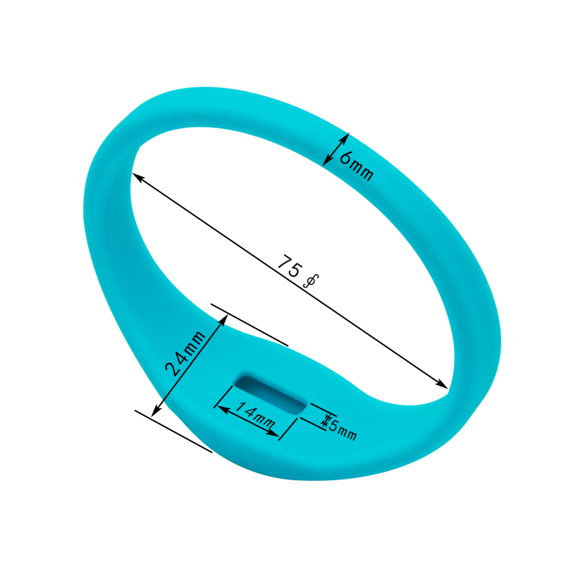 GJ05 RFID Dual Frequency Silicone Wristband NFC Bracelet
