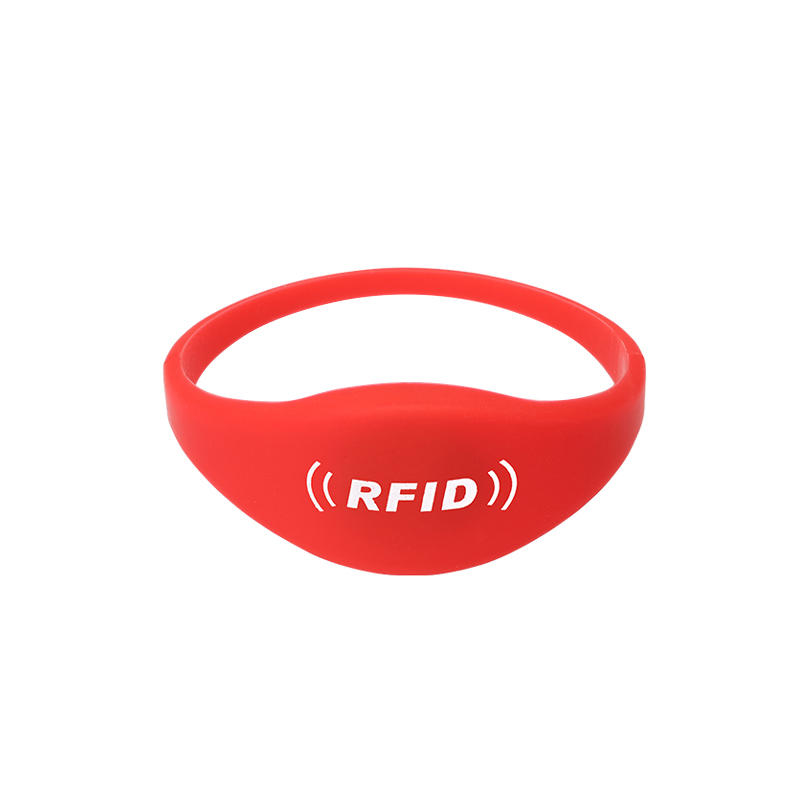 GJ06 RFID Silicone Wristbands Bracelets Fine Edge Rubber Bands