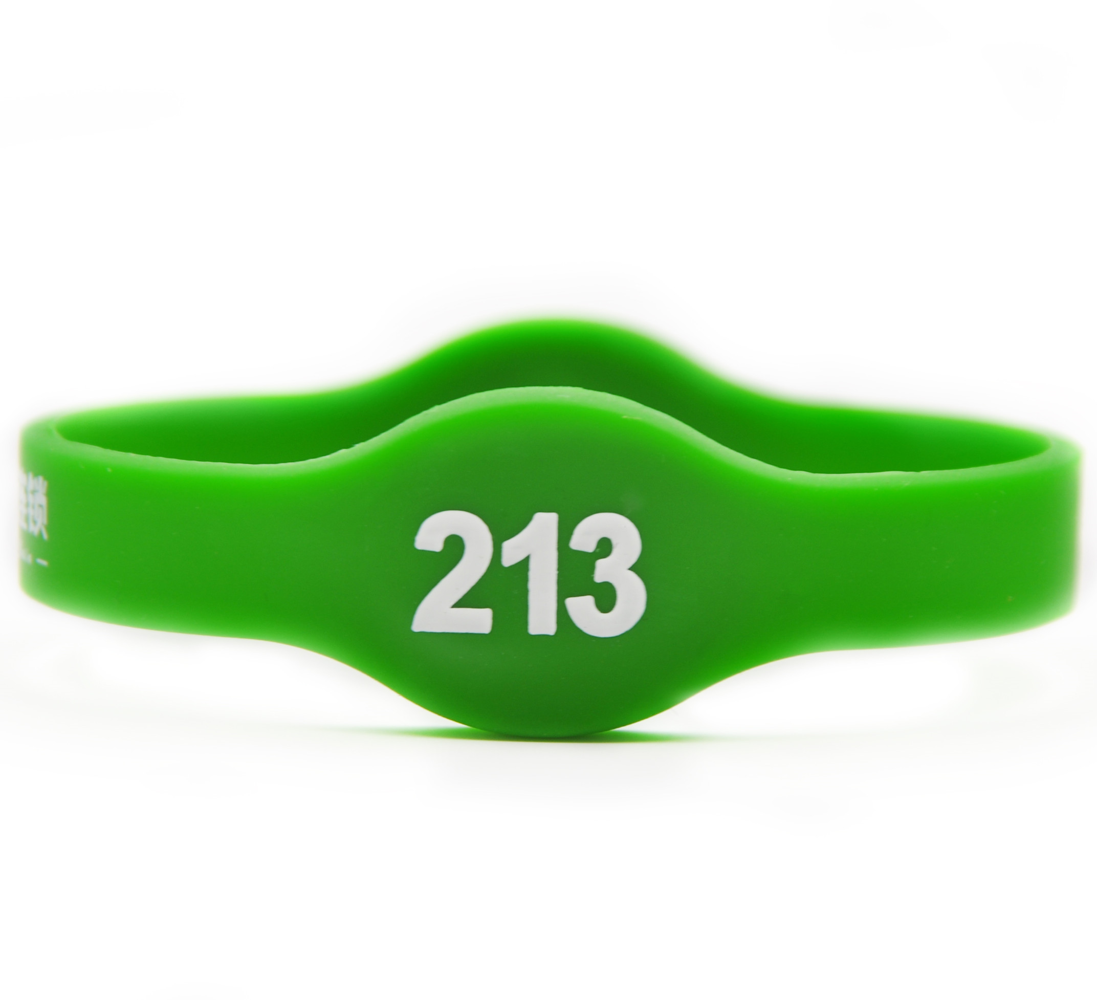 GJ15 RFID Dual Frenquency Silicone Wristband NFC Chip Double Sided Hand Wristband