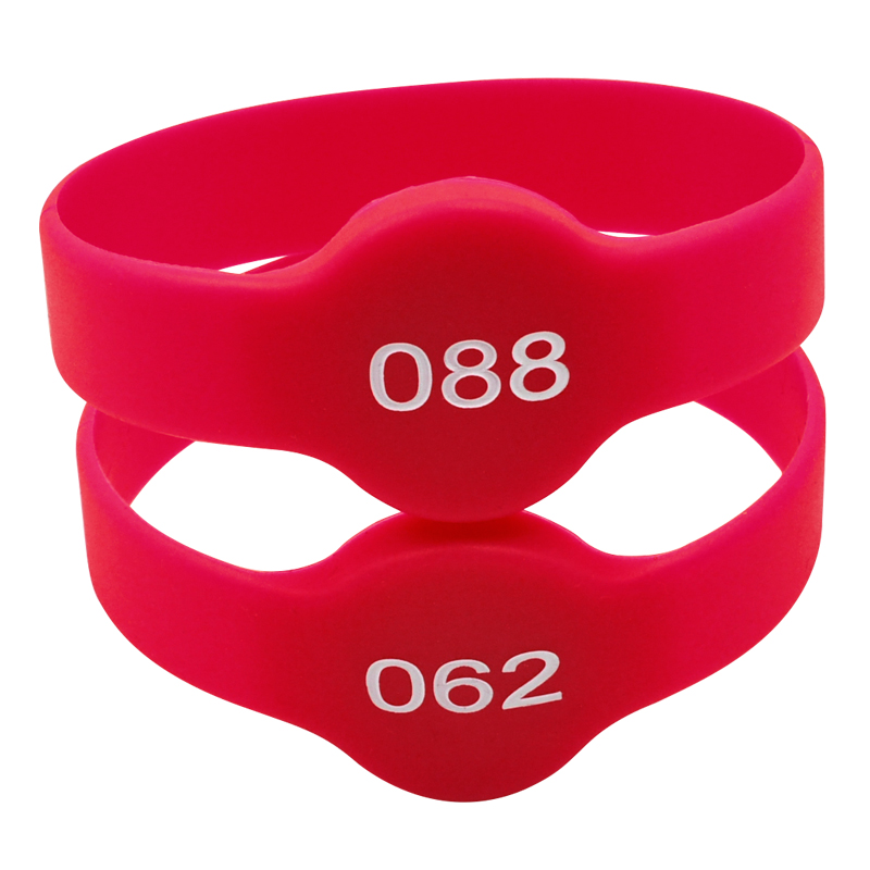 GJ11 RFID Silicone Waterproof Wristband with NFC Chip Round Bracelet