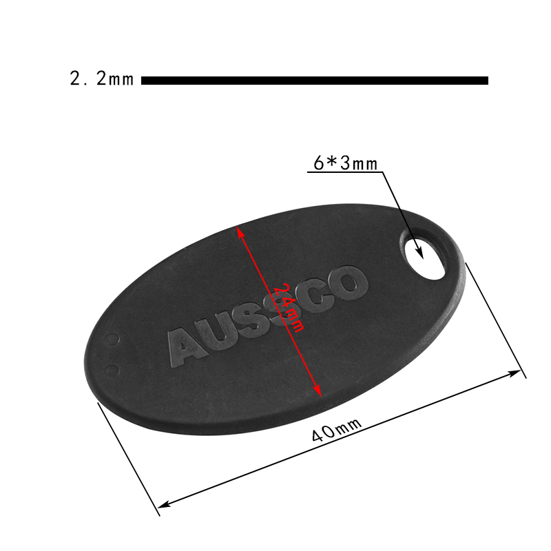 ABS40 RFID Waterproof ABS Key Fob RFID Token Key Tag For access control