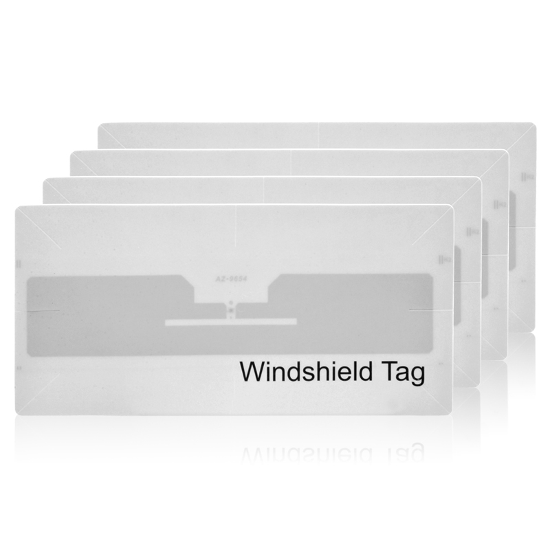 RFID UHF Wet Inlay Labels Anti-tear Adhesive Electronic Tags for Car windshield