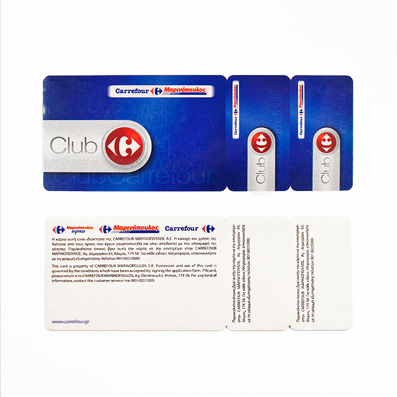 RFID I CODE PVC Dual Frequency IC ID NFC Smart Card for Scorecard VIP Card