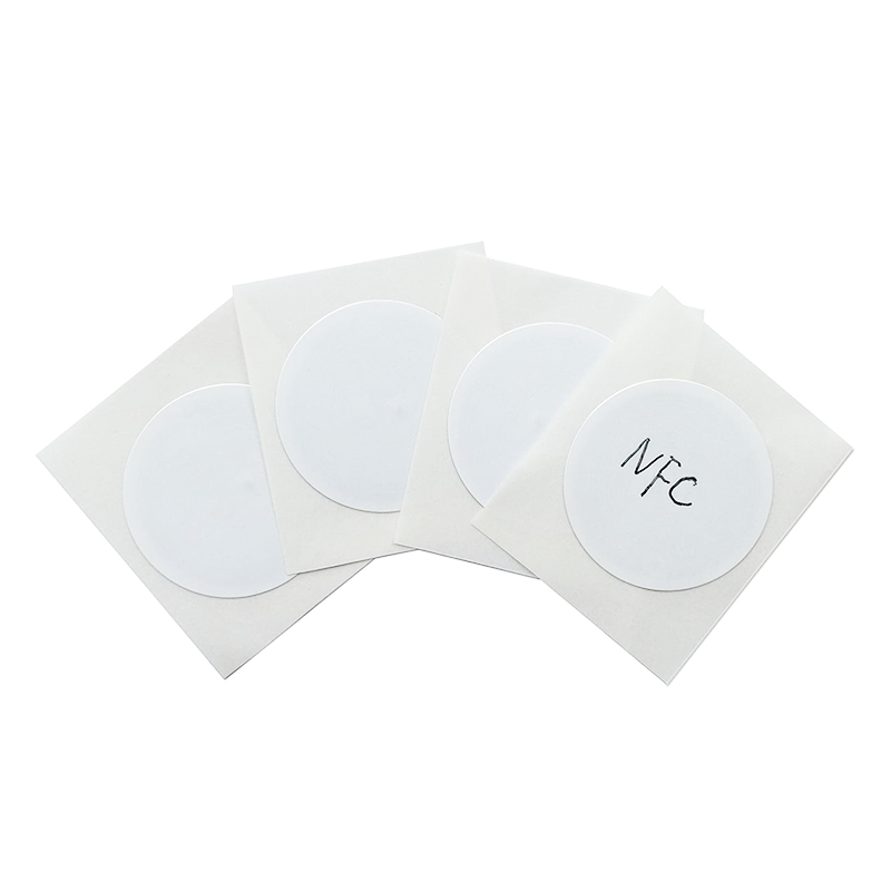 NFC  tag Stickers NTAG216 Rewritable  Round25mm/1inch ,888 Bytes Programmable NFC Stickers