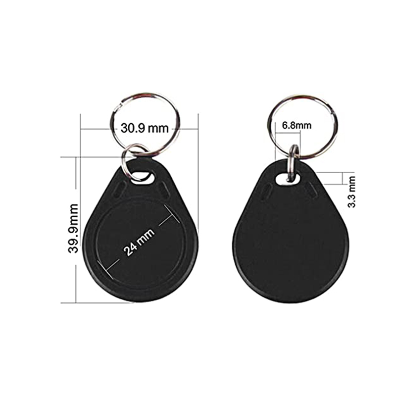 RFID Key Fob, 125khz Writable rewritable Id Card Token Tags Hotel Key Door Lock Entry Access Control System Wholesale for RFID Writer T5577 Universal